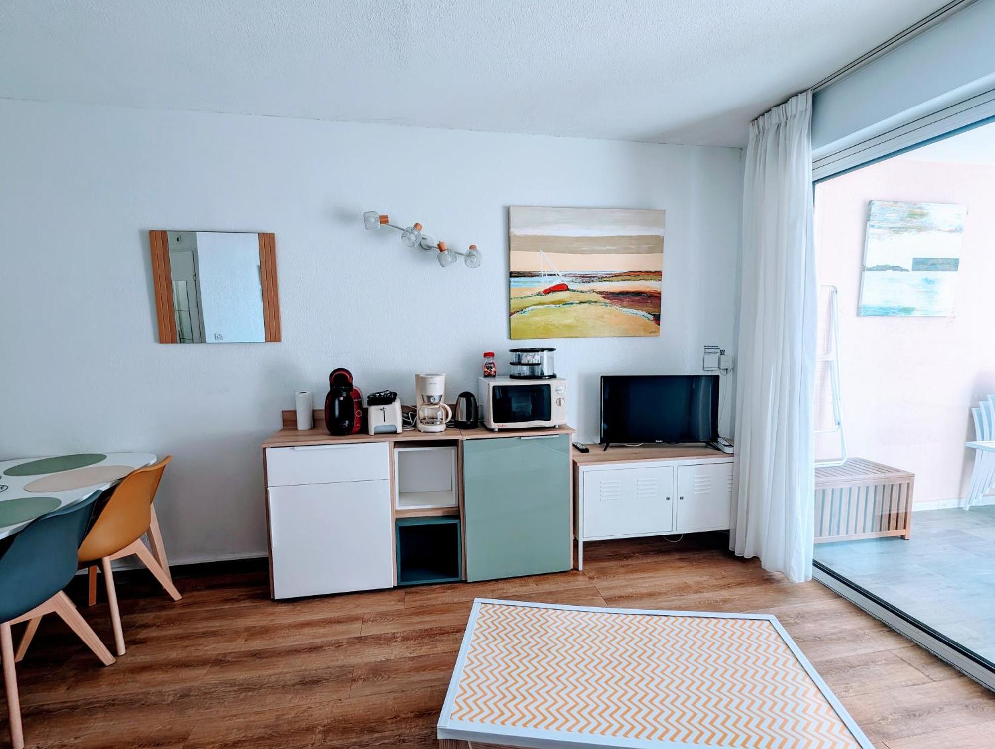 T3 Climatise Avec Piscine Et Vue Sur Mer Sète Kültér fotó